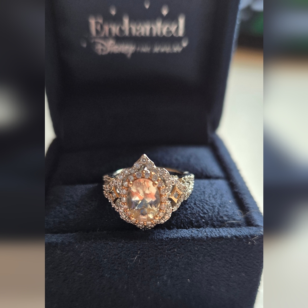 Enchanted Disney Aurora Engagement Ring size 4.5
